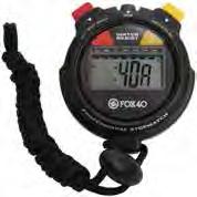 COMPONENTS CALENDAR STOPWATCH TIMER ALARM Includes: Wristwatch Fox 40 Sonik Blast CMG Includes a 3V Pealess Whistle (120 db) CR2032 Battery Includes: Stopwatch Fox 40 Sonik Blast CMG Pealess Whistle