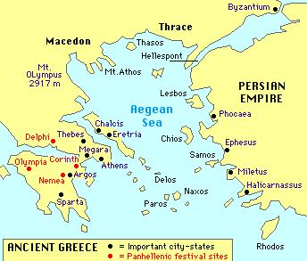 (1) For many years the Greek city-states had fought against each other over land and TRADE In the 400 s B.C.
