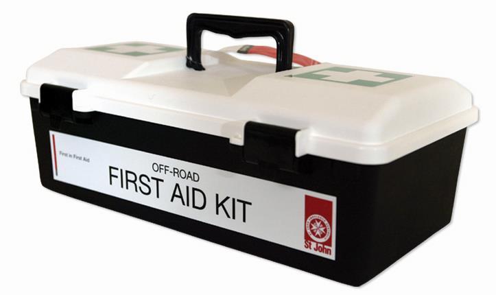 Off Road Kit Ideal for the serious adventurer, this kit ensures you are equipped to deal with a range of minor and serious illnesses and injuries, in areas where medical assistance may be far away.