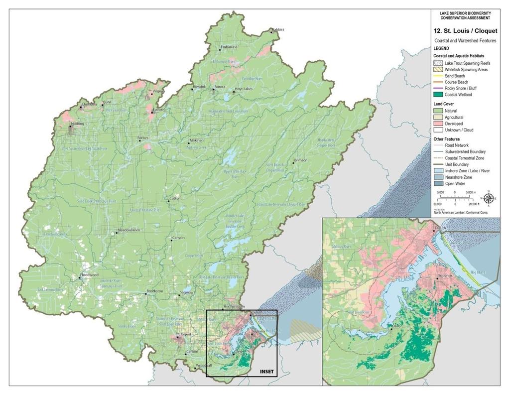 Figure 1: Coastal and Watershed Features Lake