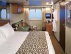 VERANDAH STATEROOM CABINS: VQ, V, VA, VB, VC, VD, VE, VF FROM $1,298 These ocean view staterooms feature a sitting area,