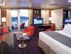 SUPERIOR VERANDAH SUITE CABINS: SS, SY FROM $1,898 Exclusively available on Vista and Signature Class ships, these nice