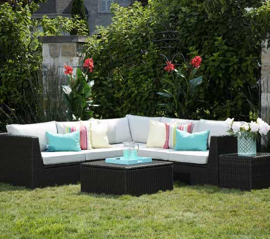 $2197.93 NOW $1569.99 Featured: Brantwood Collection BRANTWOOD COLLECTION The Brantwood sectional deep seating patio set will become your new favourite hangout.