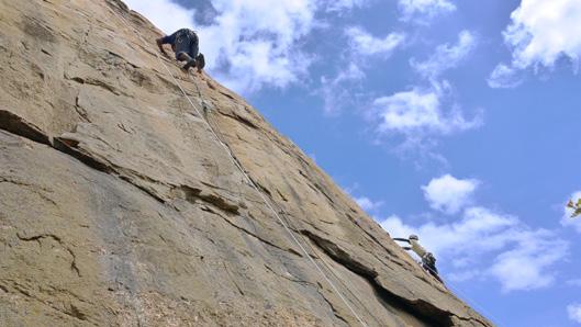 Abseiling down 25m cliffs overlooking Northern Kenya is an activity you will not forget.