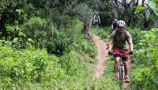 MOUNTAIN BIKE SAFARI Cycling across Kenya on a multi day trip visiting local communities, viewing