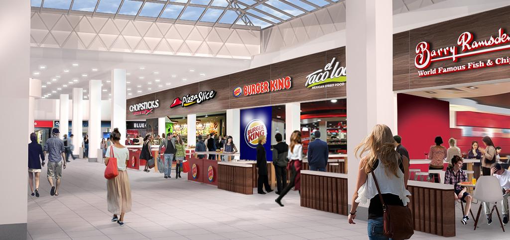 Shoe Zone Perfect home The Works Pandora Market Way 2 Spring Hill 1 14/16 Victoria Food Court 2 units available now Recent lettings to Burger King, El Taco Loco, Krispy Kreme and