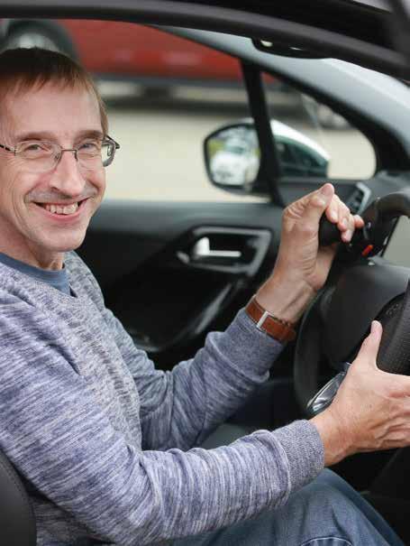 1 Driving Steering and Signalling Adaptations Steering aids If you have difficulty holding or turning a standard steering wheel, there are a number of simple solutions that may well help you.