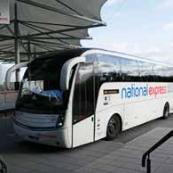 SURFACE ACCESS 33 COACH East Midlands Airport is served by the National Express 240 Airport service, which operates 6 times a day serving Bradford Interchange, Leeds, Meadowhall, Sheffield,