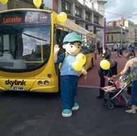 INFRASTRUCTURE PUBLIC TRANSPORT FACILITIES Since the launch of the first Skylink service 2004, public transport has served the terminal from facilities located outside Departures and Arrivals at the