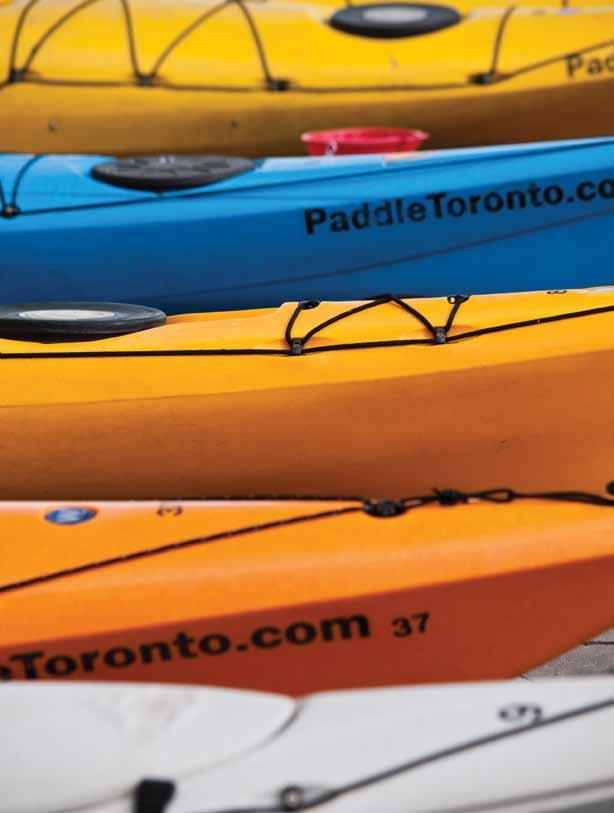 Connect With a Whole New Waterfront Experience A short ferry ride across the harbour to the Toronto Islands offers wonderful cycling and