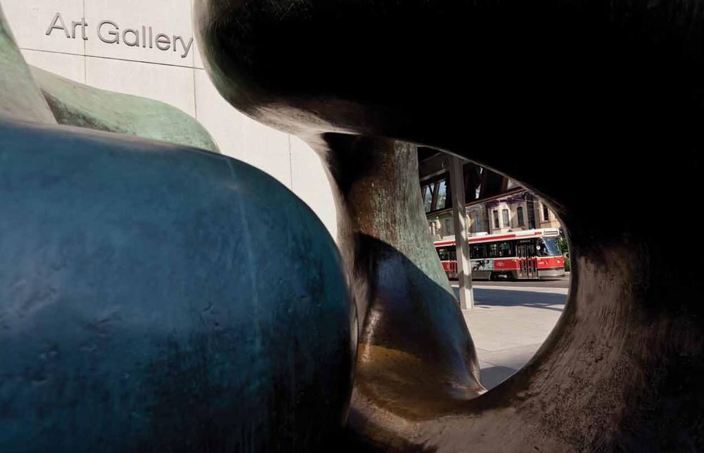 A short subway ride to the north is the Art Gallery of Ontario, designed by world-renowned