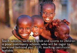 TEFL teaching certificate available.