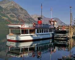 Return to Waterton is via boat. A fee is charged for the return boat trip and advance reservations are recommended. The boat will have you back to the dock in Waterton by early evening.