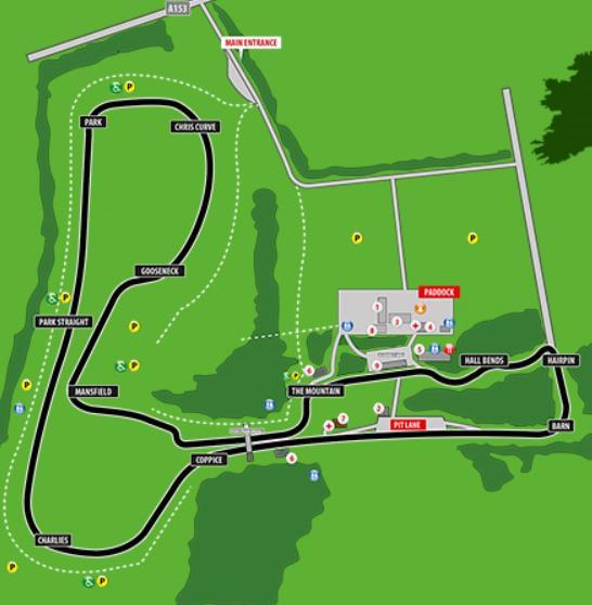 4 Cadwell Park Marshal parking and campsite Marshal car parking is adjacent to the marshal s campsite; access is via the main circuit entrance.
