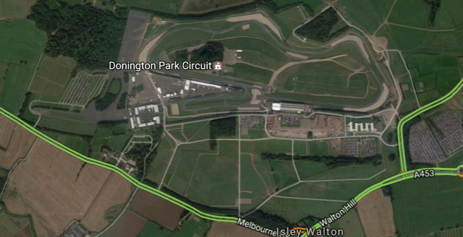 5 Donington Park Marshal parking and campsite The preferred way into the campsite, and most certainly on Thursday, is to follow the signs for Donington Park Paddock which will bring you on to the