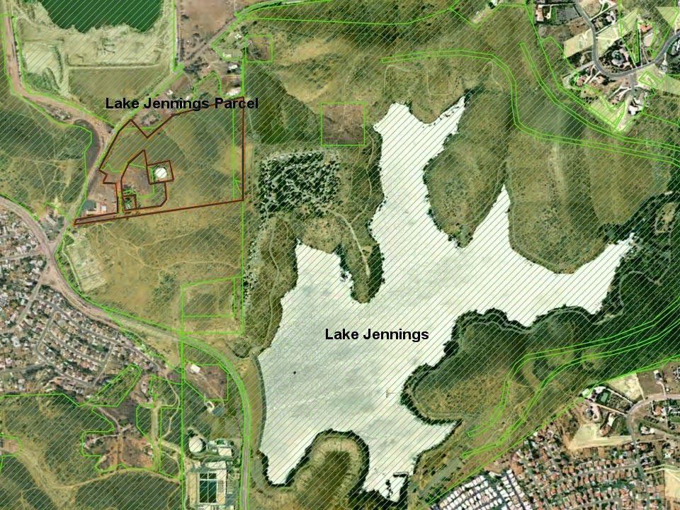 Figure 6. Lake Jennings within the MSCP preserve.
