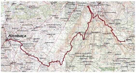 9.Horse-riding and Mountain Bike Routes Alcobaça-Alvados 4 / Grading: Level of 4 (Red) Type of Route: Linear Distance: 40.