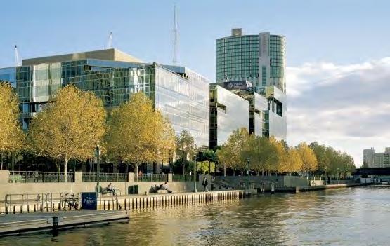 RIVERSIDE QUAY SOUTHBANK, VIC An office complex comprising three separate buildings with ground floor retail and a single level of basement parking.