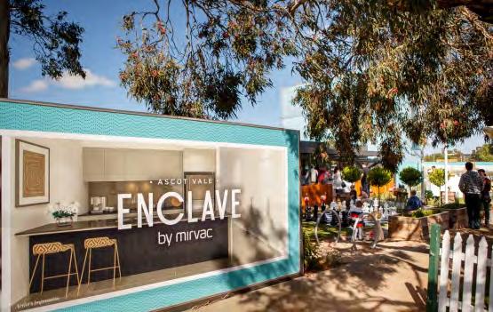 ENCLAVE ASCOT VALE, VIC Enclave is a 10 hectare infill development, comprising vacant land and Mirvac terrace housing.