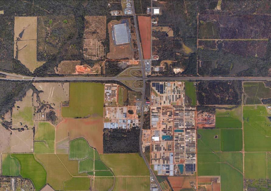 VFR PROCEDURES - Intersection of SR59 and I-10 Overhead view