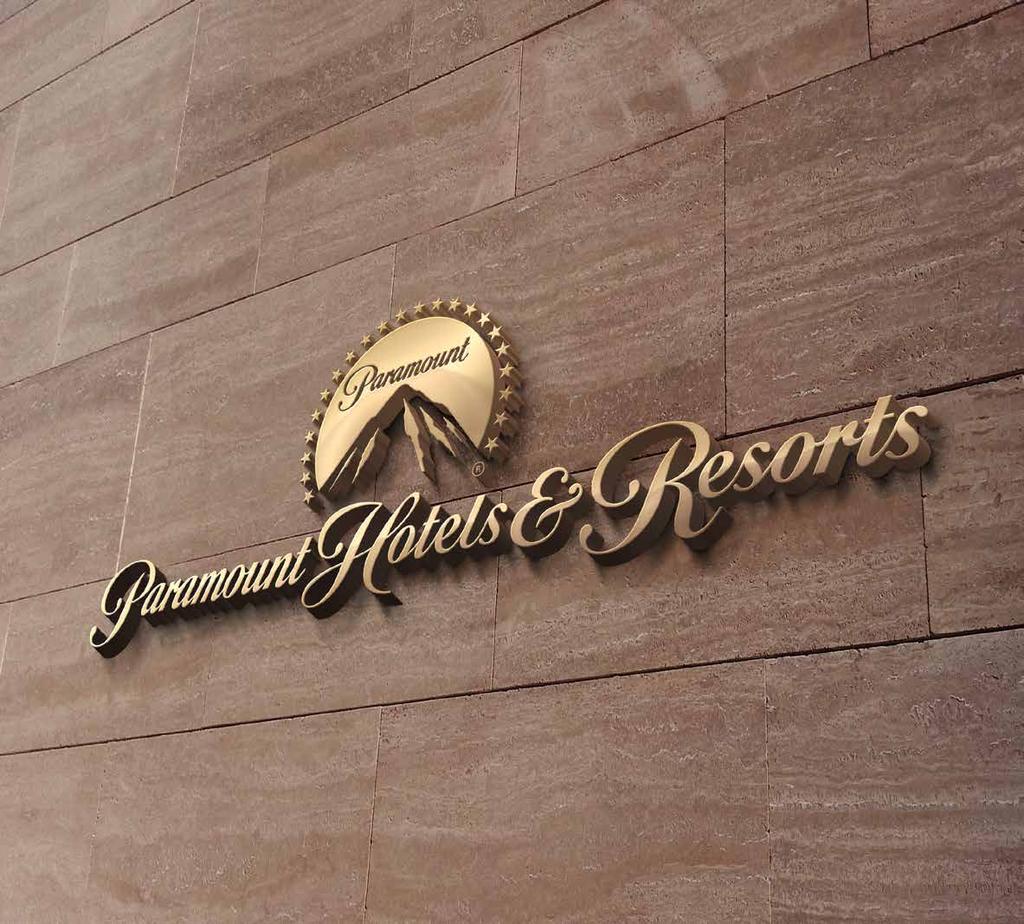 PRODUCED BY PARAMOUNT HOTELS & RESORTS The landmarks produced by Paramount Hotels & Resorts have been developed using a creative process honed over the studio s 104-year history.