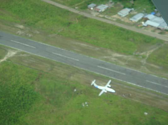 Figure 11: Wreckage taken from the air Figure 12: Final position 600 meters from touch down area 1.13 Medical and Pathological Information 1.14 Fire Not relevant to this accident. There was no fire.