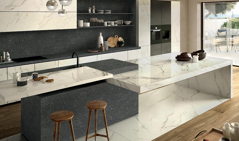 Marble Calacatta Oro A Marble Calacatta Oro B i-stone Calacatta Oro Packing Format Colour Finish Weight of Whole slab Weight per m 2 Slabs per Weight per 160 X 320 cm White - Gold Matt 165KG* 32 Kg*