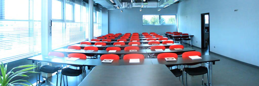 CONFERENCE HALL The conference hall can accommodate up to 60 people using a