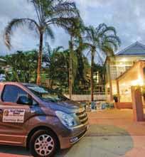 (7 night price includes 1 free night) Reef Palms Apartments Queenslander style accommodation set within a lush tropical environment, offering self-contained apartments and walking distance to