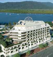 Cairns Pullman Reef Hotel Casino Conveniently located within walking distance to the city centre and the Reef Fleet Terminal for departures to the Great Barrier Reef. City Centre 150m Map page 14 Ref.
