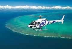 Fly past the city for a splashdown in the neighbouring wetland mangroves. Fly low over reefs and coral cays and watch the changing colours of the water, from the deepest blues to the lightest aqua.
