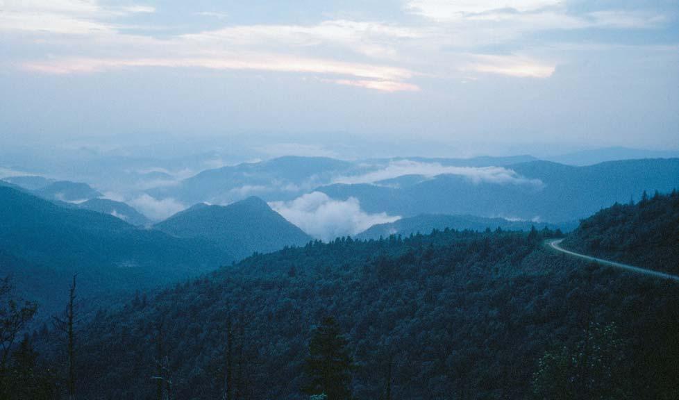 South of the Smokies are the Balsams, home to a large number of the most mysterious places in the mountains, the balds.