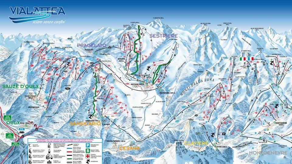 Taking some height Discover the ski world of the resort Ski domains 8