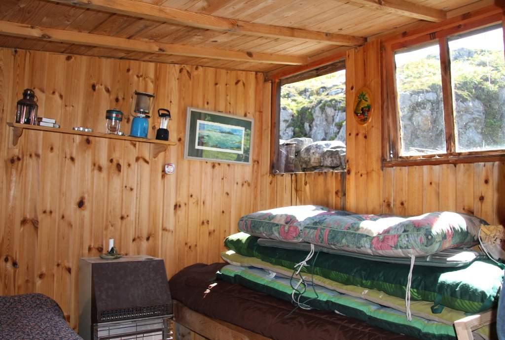 The batteries are additionally charged by the solar panel on the roof of the bedroom chalet. EXTERNAL The bothy sits within grounds of approximately 1.