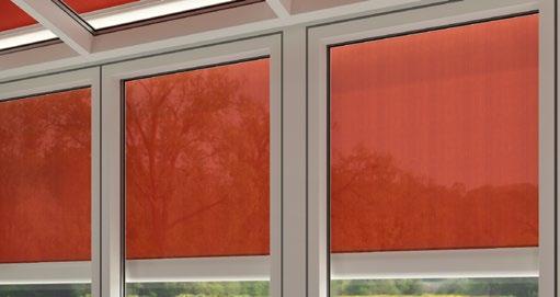 Specials collection perfotex Ideal for conservatories. Gaps in the warp, woven into the fabric, make the material permeable to both air and water.