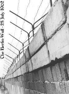 THE BERLIN WALL The Berlin Wall was made of concrete and barb wire fence 10-15 feet high. The wall was 110 miles long.