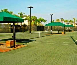 lighted, Hydro-grid courts, teaching pros to