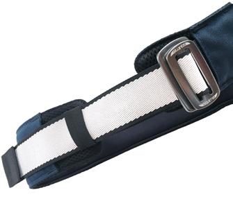 YES NO CHEST STRAP The CRUX s chest strap is made from 3000 lb.