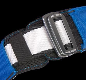 As a single component, the chest strap is more than strong enough to support bodyweight.