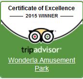 Wonderla parks were ranked at #7 and #9 in Asia by TripAdvisor for 2015, highest for any