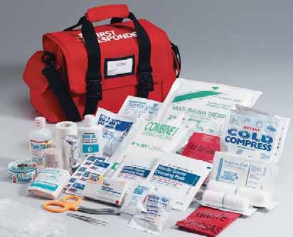 First Responder Kits These comprehensive kits contain the essential rst aid supplies you need when providing immediate treatment in the face of a medical emergency.