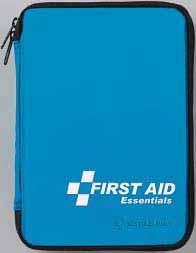 First Aid Guide, vinyl gloves,, trauma pad,  FAO-422 81-piece All