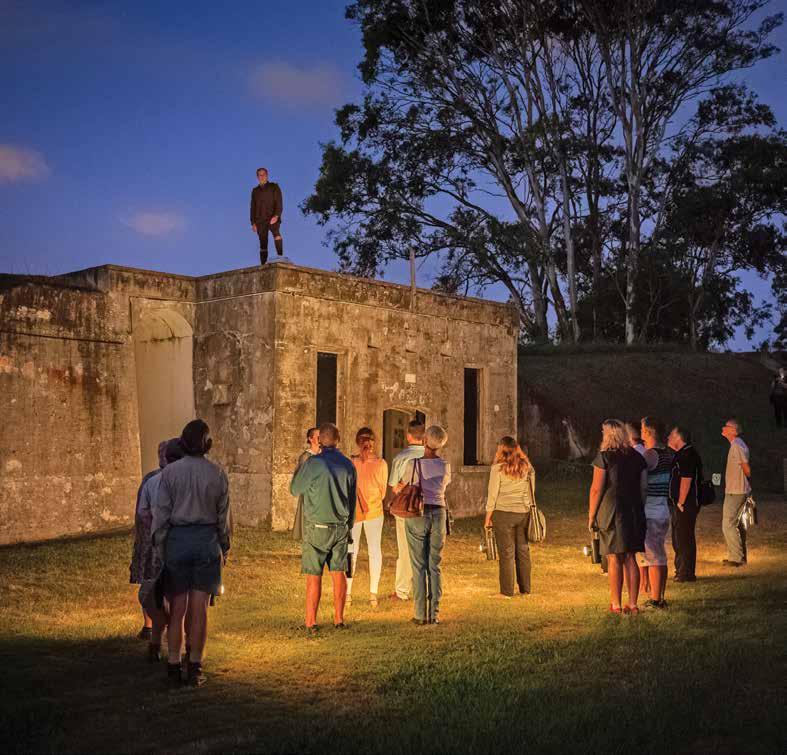 Queensland Ecotourism Plan 2016 2020 Innovative interpretation brings Fort Lytton to life Visitors are transported back in time while exploring the colonial fortifications of Brisbane s historic Fort