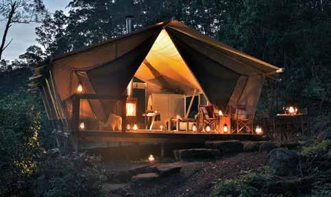 Nightfall Wilderness Camp luxury tent. Photo: Nightfall Wilderness Camp 1.2. Provide a range of experience development tools for industry to enrich their ecotourism experience delivery. 1.3.