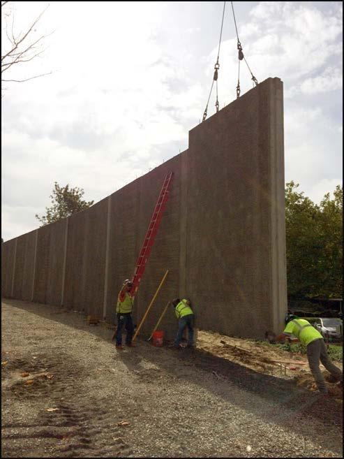 Construction is more than halfway complete New noise barriers in Kirkland and Bothell Seven new
