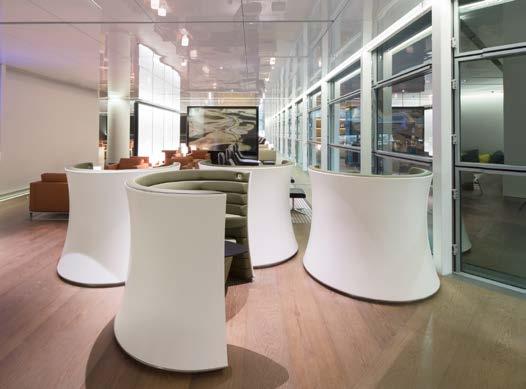 Our Approach on the Ground 25 Our Airport Lounges Hong Kong International Airport In the refurbishment of our First and Business Class lounge, The Cabin, in 2011, a number of sustainability features