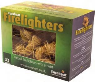 99 ONLY Light your stove quickly and efficiently and naturally with Euroheat Firelighters.