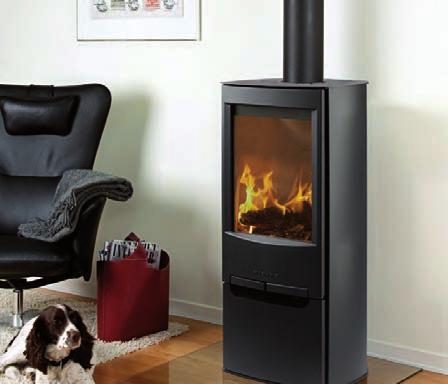 The stove heats up quickly; fuel consumption is minimised, the heat output can
