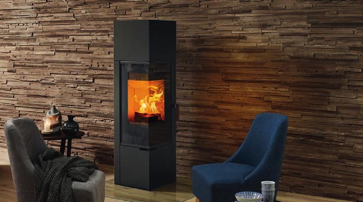 Rika Forma Wood burning stove Rika Forma Design features zz Unique 90 glass door.