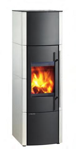 1% Flue outlet internal diameter 120 mm Weight steel 250 kg Recommended maximum wood length 330 mm Glass viewing area (wxh) 260 x 370 mm Dimensions mm A